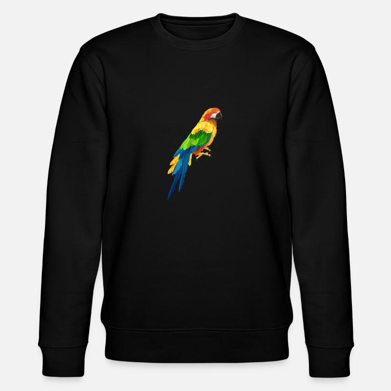 Papagei - Stanley/Stella Unisex Bio-Sweatshirt CHANGER  - Schwarz