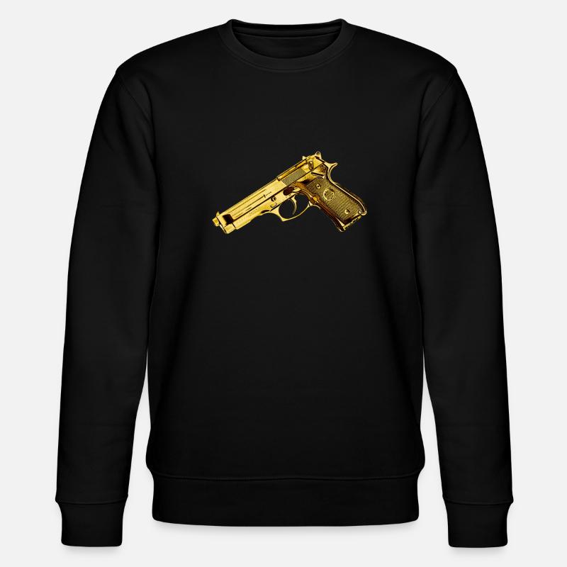 gun - Stanley/Stella Unisex Bio-Sweatshirt CHANGER  - Schwarz