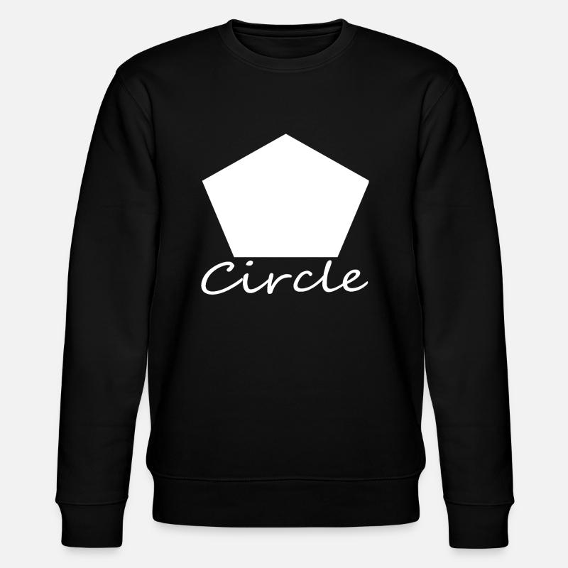 Wrong Circle Shape - Stanley/Stella CHANGER Unisex Organic Sweatshirt - black