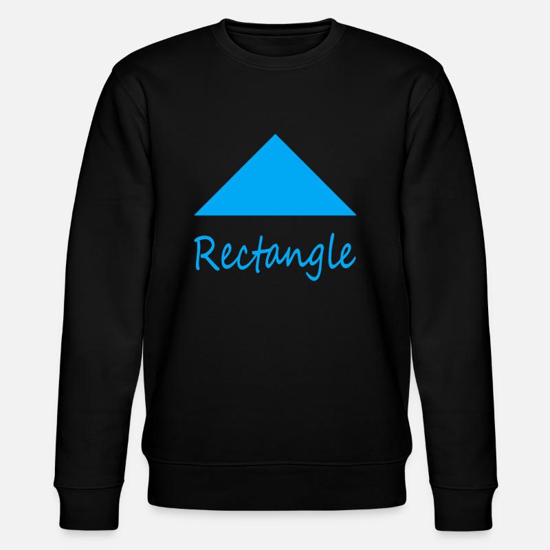 Falsche Rechteckform - Stanley/Stella Unisex Bio-Sweatshirt CHANGER  - Schwarz