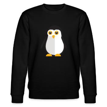 Animals Tiere Animal Print Nature 42 - Stanley/Stella Unisex Bio-Sweatshirt CHANGER  - Schwarz - Vorne - Nik (191cm) & Marisol (170cm)