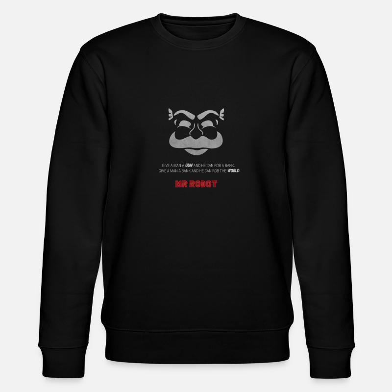 Mr Robot - Fsociety - Sweat bio CHANGER Stanley/Stella Unisexe - noir