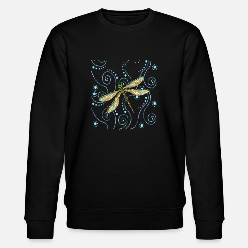 libellule - Sweat bio CHANGER Stanley/Stella Unisexe - noir