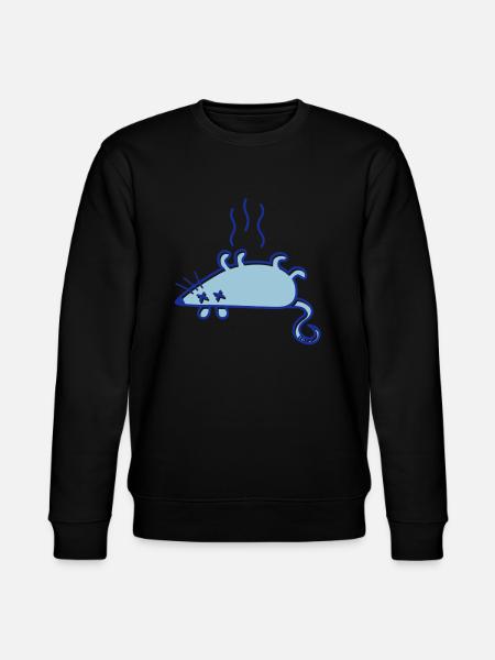 A dead mouse - Stanley/Stella CHANGER Unisex Organic Sweatshirt - black