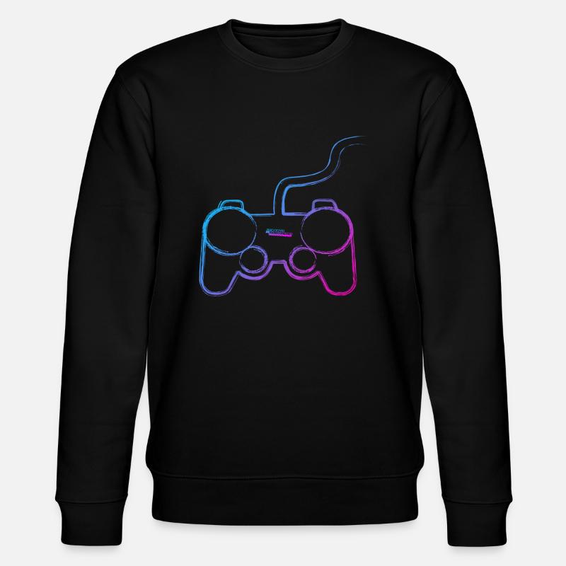 Controller Graffiti - Stanley/Stella CHANGER Unisex Organic Sweatshirt - black