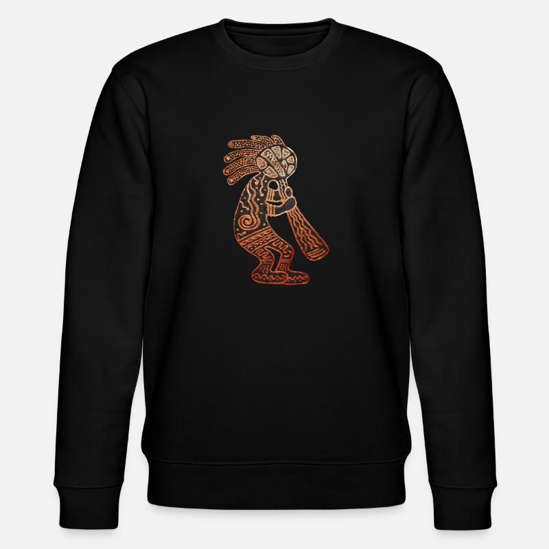 Kokopelli - Stanley/Stella CHANGER Unisex Organic Sweatshirt - black