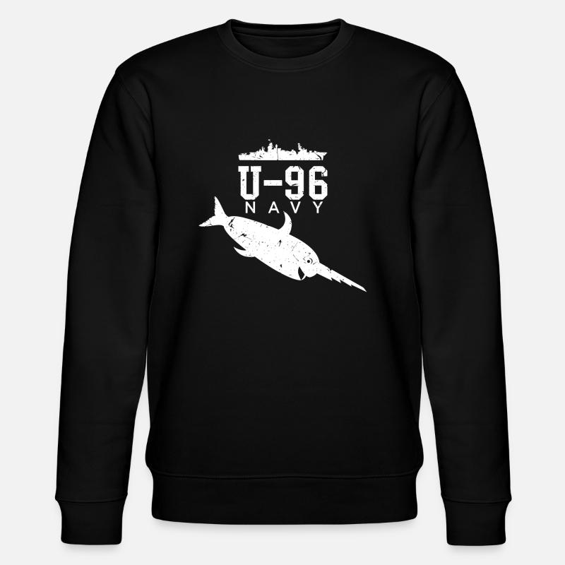 U-96 NAVY - Stanley/Stella Unisex Bio-Sweatshirt CHANGER  - Schwarz