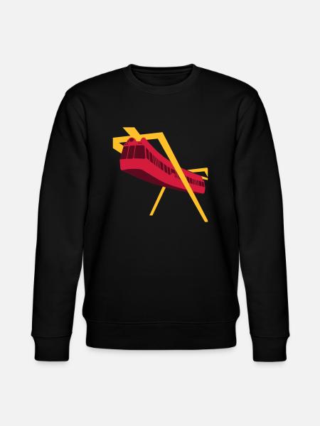 Aerobus Mannheim BUGA 1975 - Stanley/Stella Unisex Bio-Sweatshirt CHANGER - Schwarz