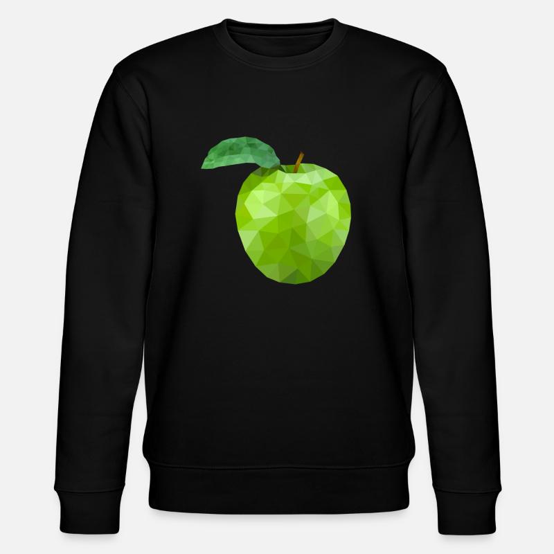 Apfel - Stanley/Stella Unisex Bio-Sweatshirt CHANGER  - Schwarz