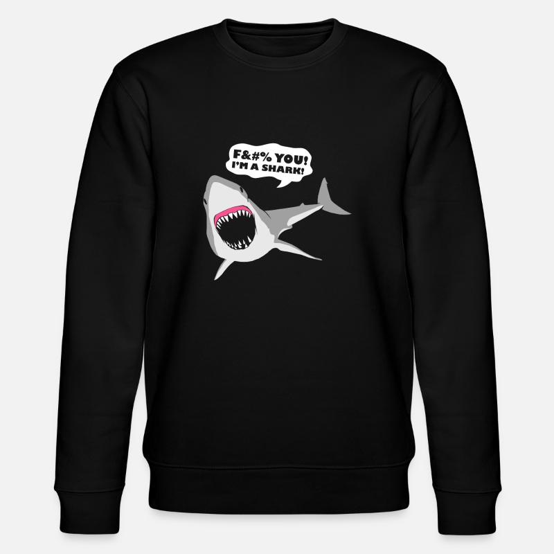 Je suis un requin! - Sweat bio CHANGER Stanley/Stella Unisexe - noir