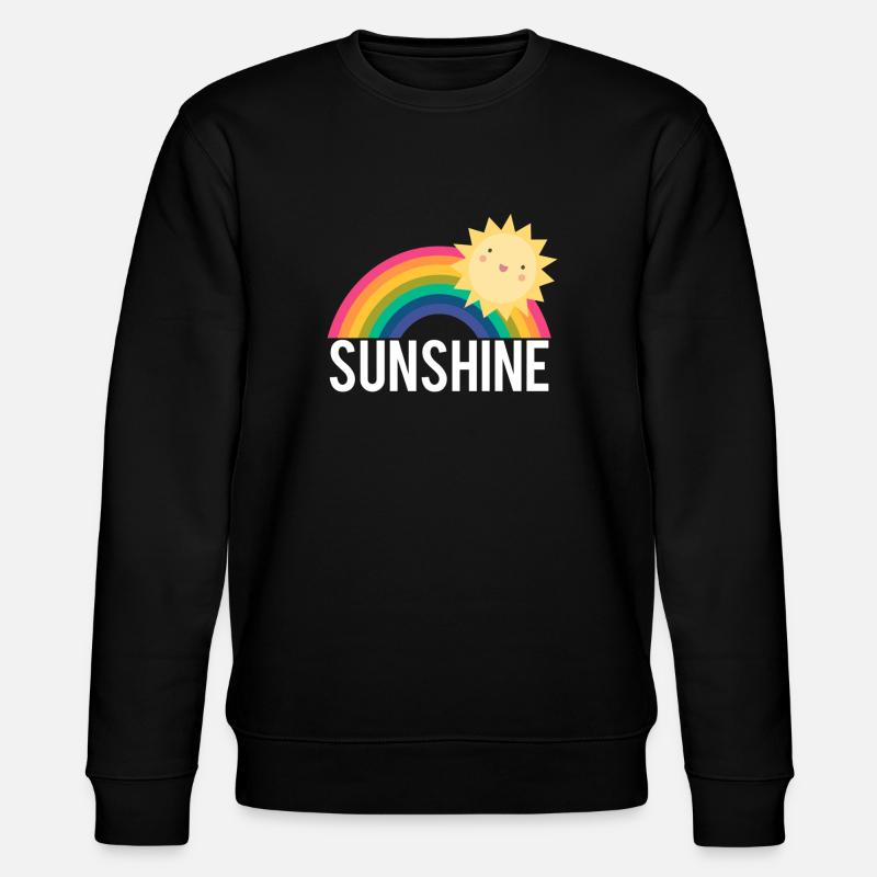 Sunshine Sommer rainbow Sun - Sweat bio CHANGER Stanley/Stella Unisexe - noir