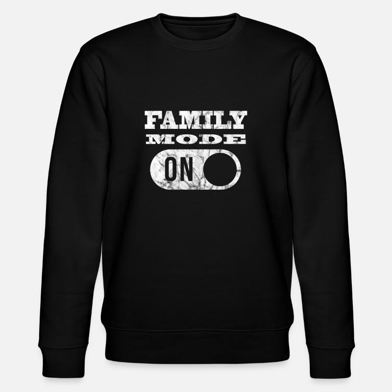 Familie - Stanley/Stella Unisex Bio-Sweatshirt CHANGER  - Schwarz