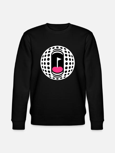 Golfball-Süchtigen - Stanley/Stella Unisex Bio-Sweatshirt CHANGER - Schwarz
