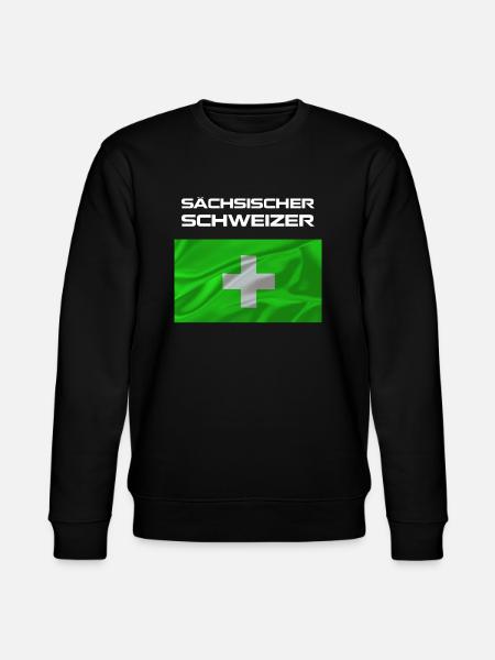 sächsischer schweizer 2 - Stanley/Stella Unisex Bio-Sweatshirt CHANGER  - Schwarz