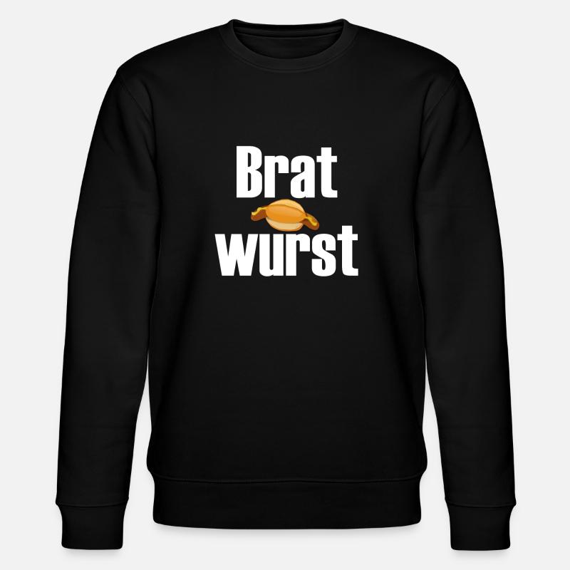 Bratwurst - Stanley/Stella Unisex Bio-Sweatshirt CHANGER  - Schwarz