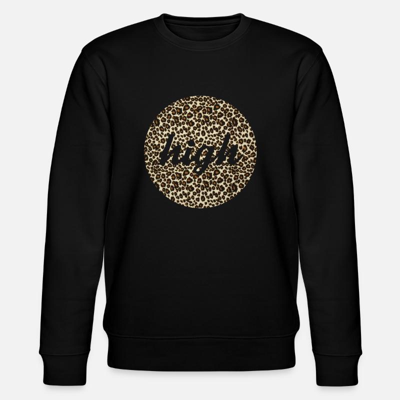 Leo High - Stanley/Stella Unisex Bio-Sweatshirt CHANGER  - Schwarz
