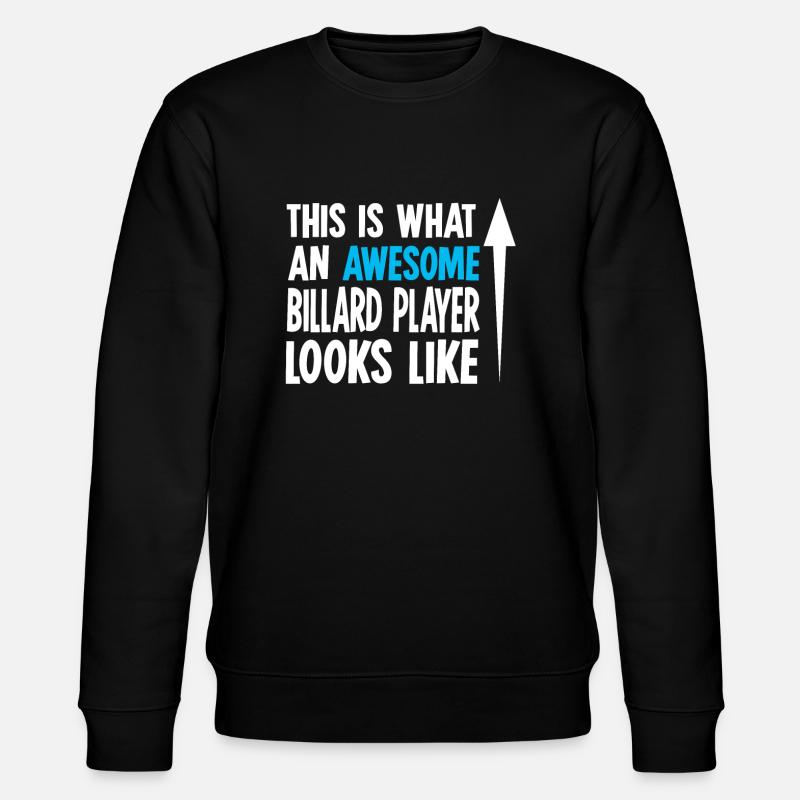 billard - Sweat bio CHANGER Stanley/Stella Unisexe - noir