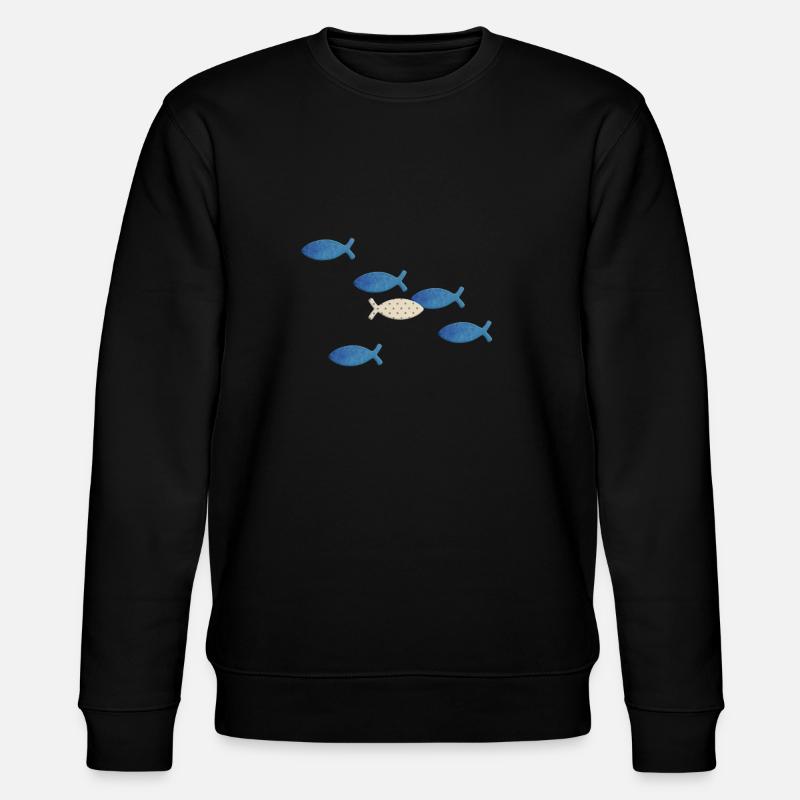 Be different! - Stanley/Stella CHANGER Unisex Organic Sweatshirt - black