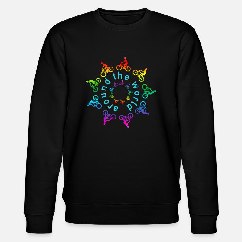 around the world rainbow - Sweat bio CHANGER Stanley/Stella Unisexe - noir