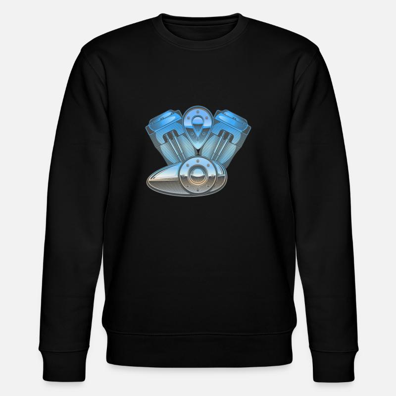 Moteur - bloc moteur - Sweat bio CHANGER Stanley/Stella Unisexe - noir