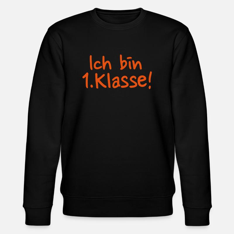 1. Klasse - Stanley/Stella Unisex Bio-Sweatshirt CHANGER  - Schwarz