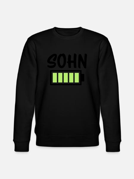 Sohn - Akku - Stanley/Stella Unisex Bio-Sweatshirt CHANGER - Schwarz