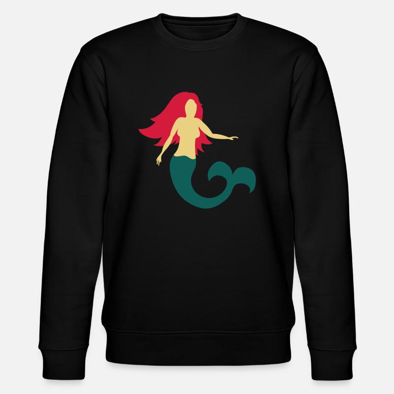 Meerjungfrau - Stanley/Stella Unisex Bio-Sweatshirt CHANGER  - Schwarz