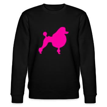poodle - Stanley/Stella CHANGER Unisex Organic Sweatshirt - black - Front - Nik (191cm) & Marisol (170cm)