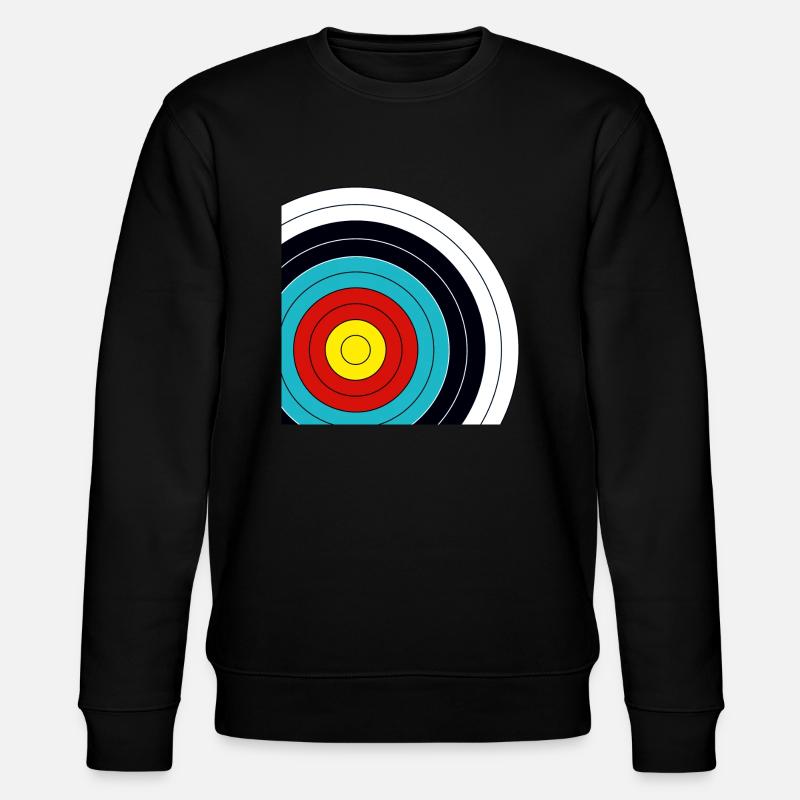 Target archery cutting - Stanley/Stella CHANGER Unisex Organic Sweatshirt - black