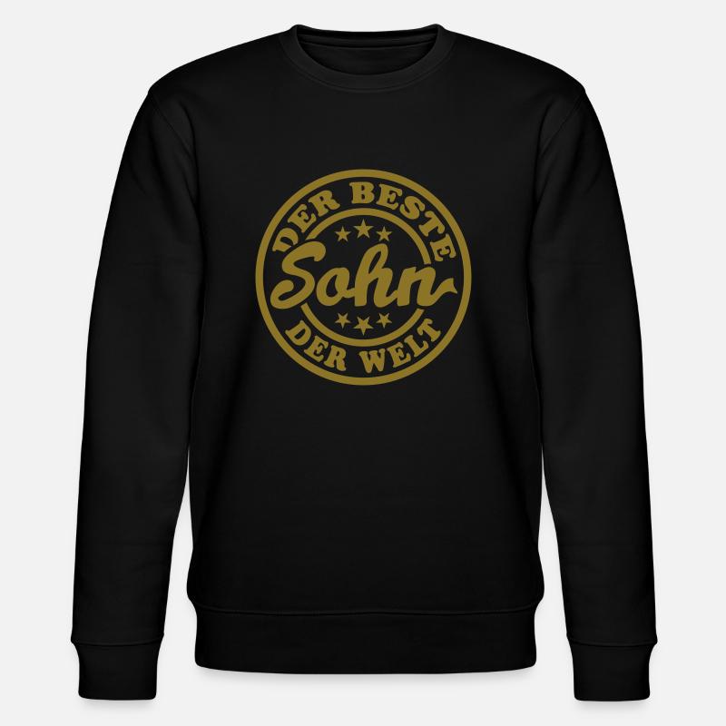 Bester Sohn (Stempel) - Stanley/Stella Unisex Bio-Sweatshirt CHANGER  - Schwarz