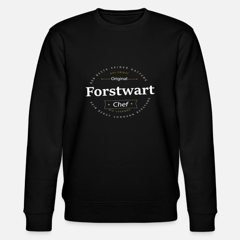 Beruf Forstwart - Stanley/Stella Unisex Bio-Sweatshirt CHANGER - Schwarz