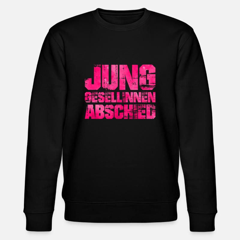 junggesellinnenabschied pink - Stanley/Stella Unisex Bio-Sweatshirt CHANGER  - Schwarz