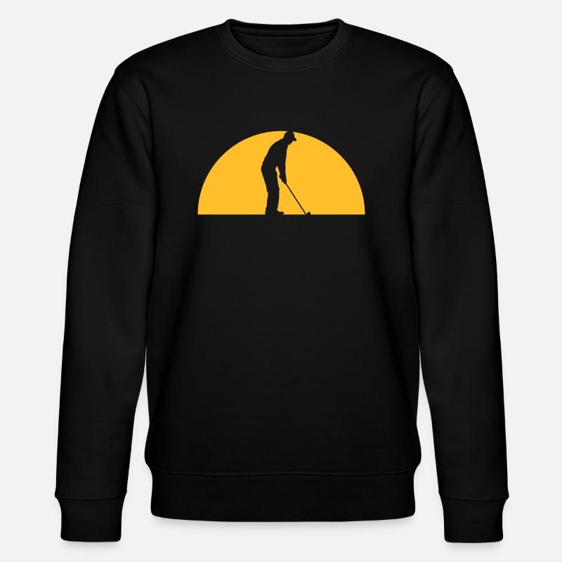 Jouer au golf le soir - Sweat bio CHANGER Stanley/Stella Unisexe - noir