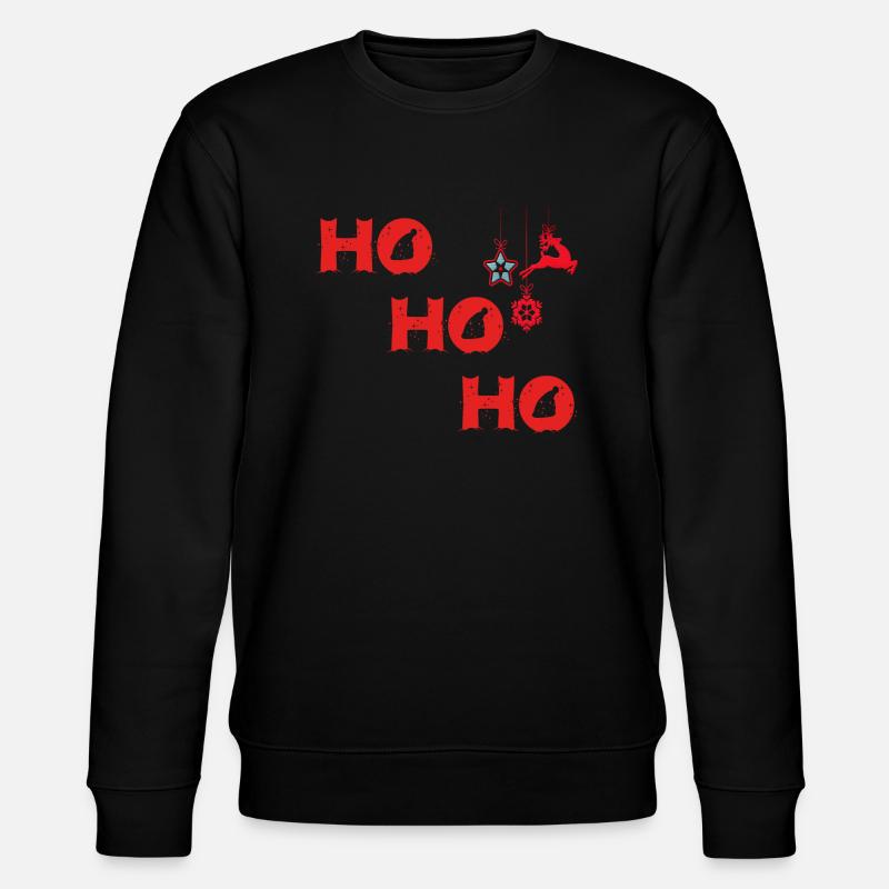 HOHOHO - Stanley/Stella CHANGER Unisex Organic Sweatshirt - black