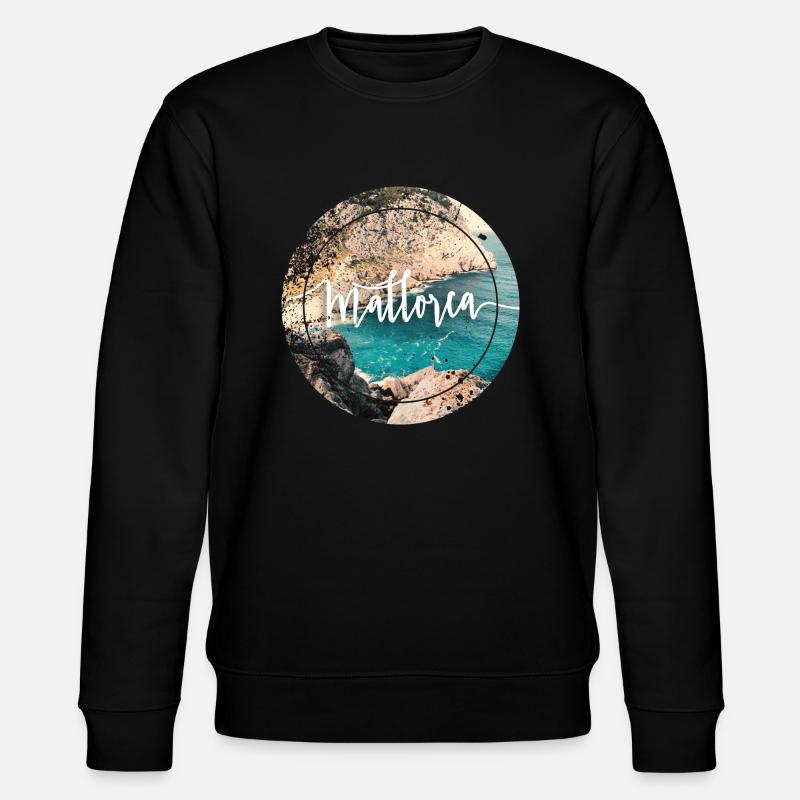 Mallorca - Stanley/Stella Unisex Bio-Sweatshirt CHANGER  - Schwarz