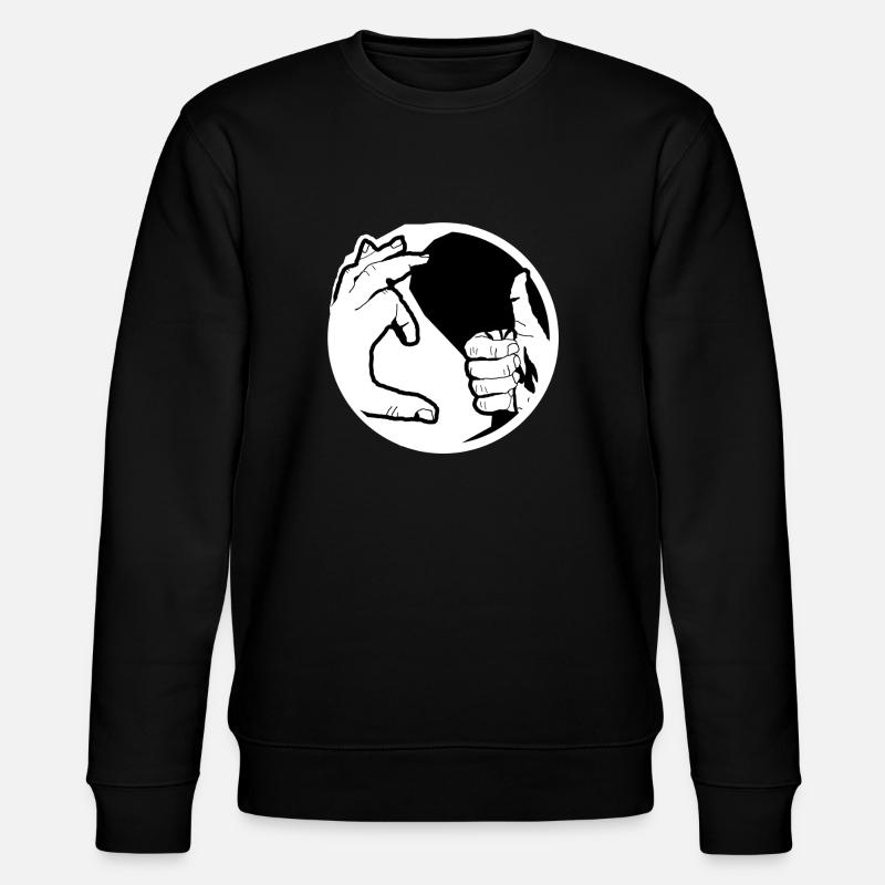 Doublehand - Sweat bio CHANGER Stanley/Stella Unisexe - noir