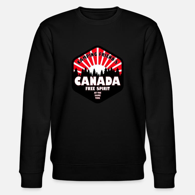 Conception de Camping Canada - Sweat bio CHANGER Stanley/Stella Unisexe - noir