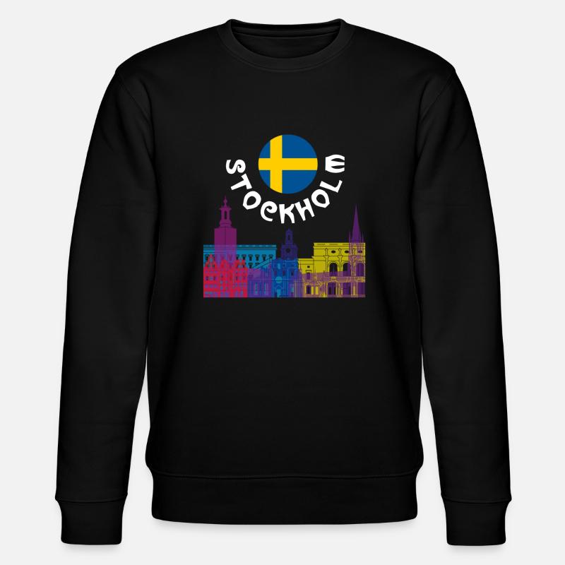 Stockholm - Stanley/Stella Unisex Bio-Sweatshirt CHANGER  - Schwarz