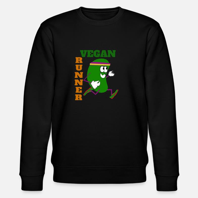 Vegan Runner Bean - Sweat bio CHANGER Stanley/Stella Unisexe - noir