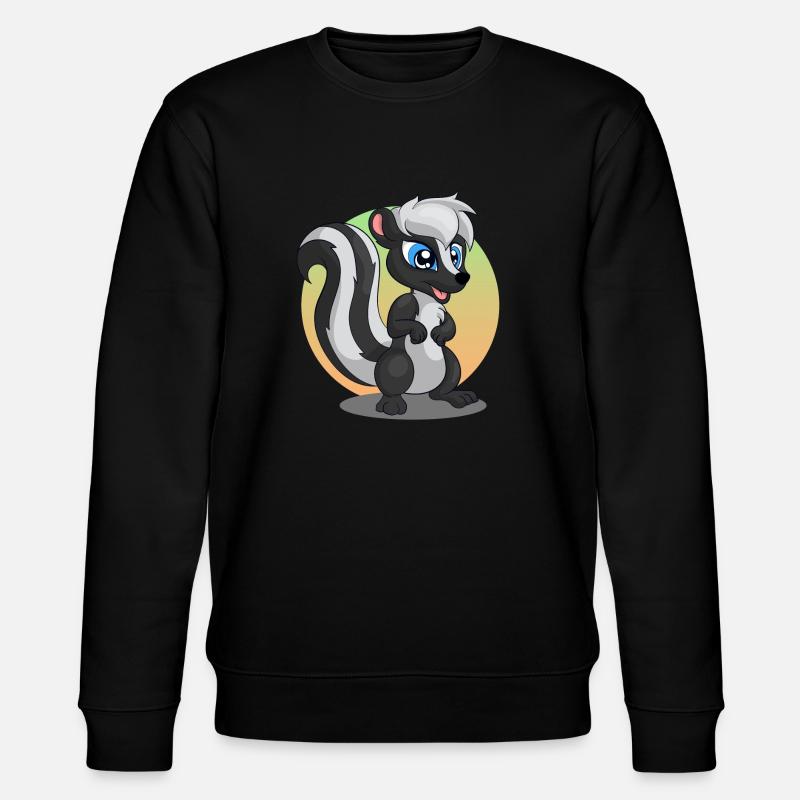 Stinktier - Stanley/Stella Unisex Bio-Sweatshirt CHANGER  - Schwarz