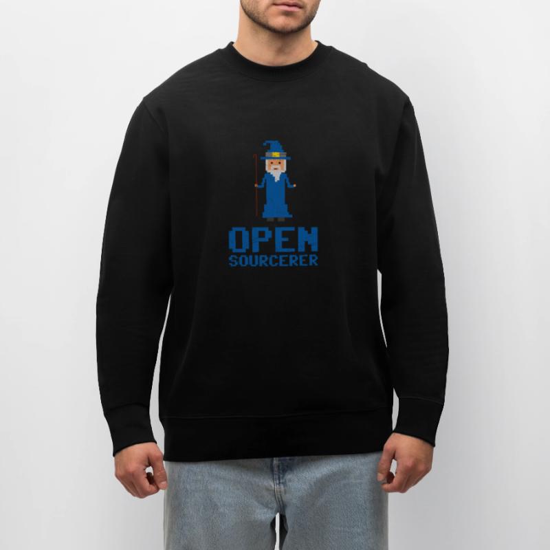 Developer Open Sourcerer Funny gift idea Stanley/Stella CHANGER Unisex Organic Sweatshirt