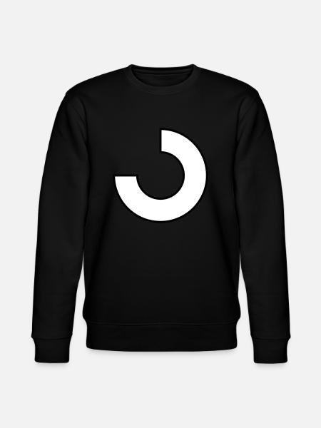 three-quarters district F - Stanley/Stella CHANGER Unisex Organic Sweatshirt - black