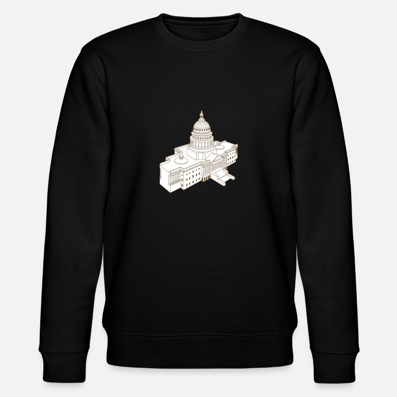 Capitole des États-Unis - Sweat bio CHANGER Stanley/Stella Unisexe - noir