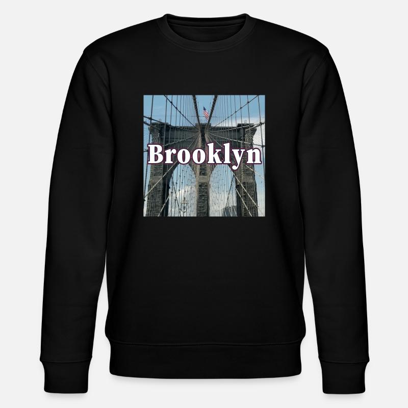 Brooklyn Bridge - Stanley/Stella Unisex Bio-Sweatshirt CHANGER  - Schwarz