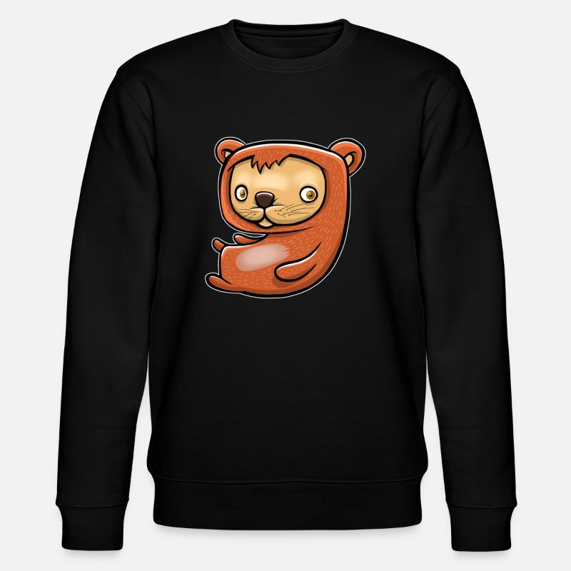 Heureux petit hamster - Sweat bio CHANGER Stanley/Stella Unisexe - noir
