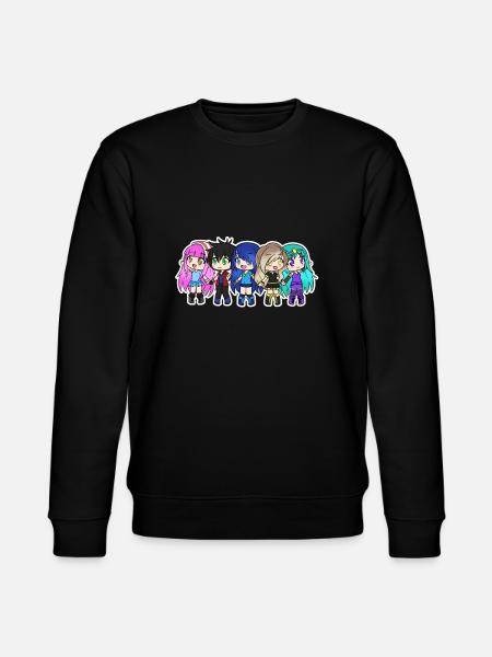 Gacha style Funneh Krew - Stanley/Stella CHANGER Unisex Organic Sweatshirt - black