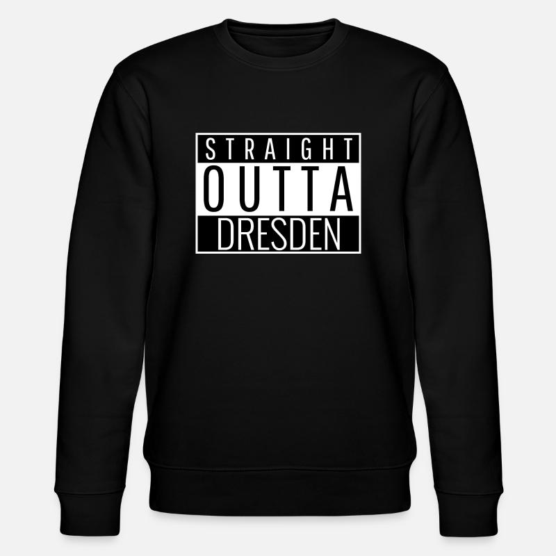 Dresden - Stanley/Stella Unisex Bio-Sweatshirt CHANGER  - Schwarz