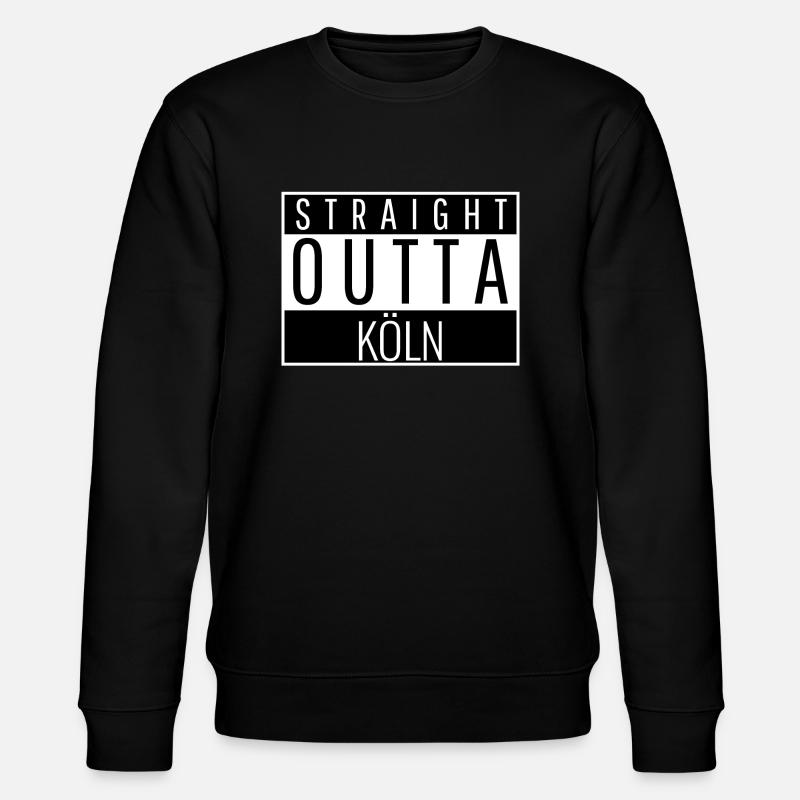 Köln - Stanley/Stella Unisex Bio-Sweatshirt CHANGER  - Schwarz
