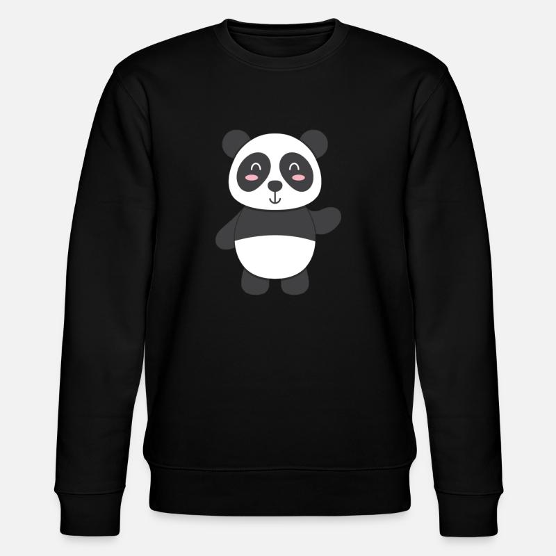 Panda - pour vous concevoir - Sweat bio CHANGER Stanley/Stella Unisexe - noir