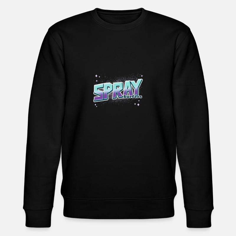 Graffiti and Spray Surfers - Stanley/Stella CHANGER Unisex Organic Sweatshirt - black